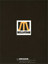 Mellotron USA Catalog 1976